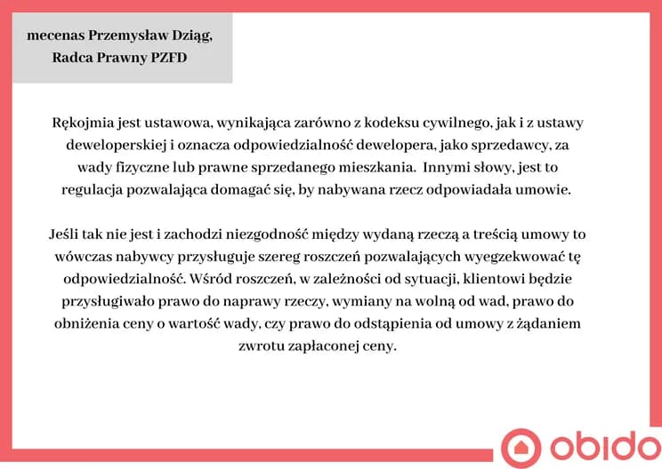 Rękojmia dewelopera: Co obejmuje? Twoje prawa na 5 lat